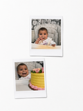Polaroid style photo magnets